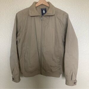 Tan Roundtree & Yorke Heavy Outdoor jacket with three Zipper Pockets